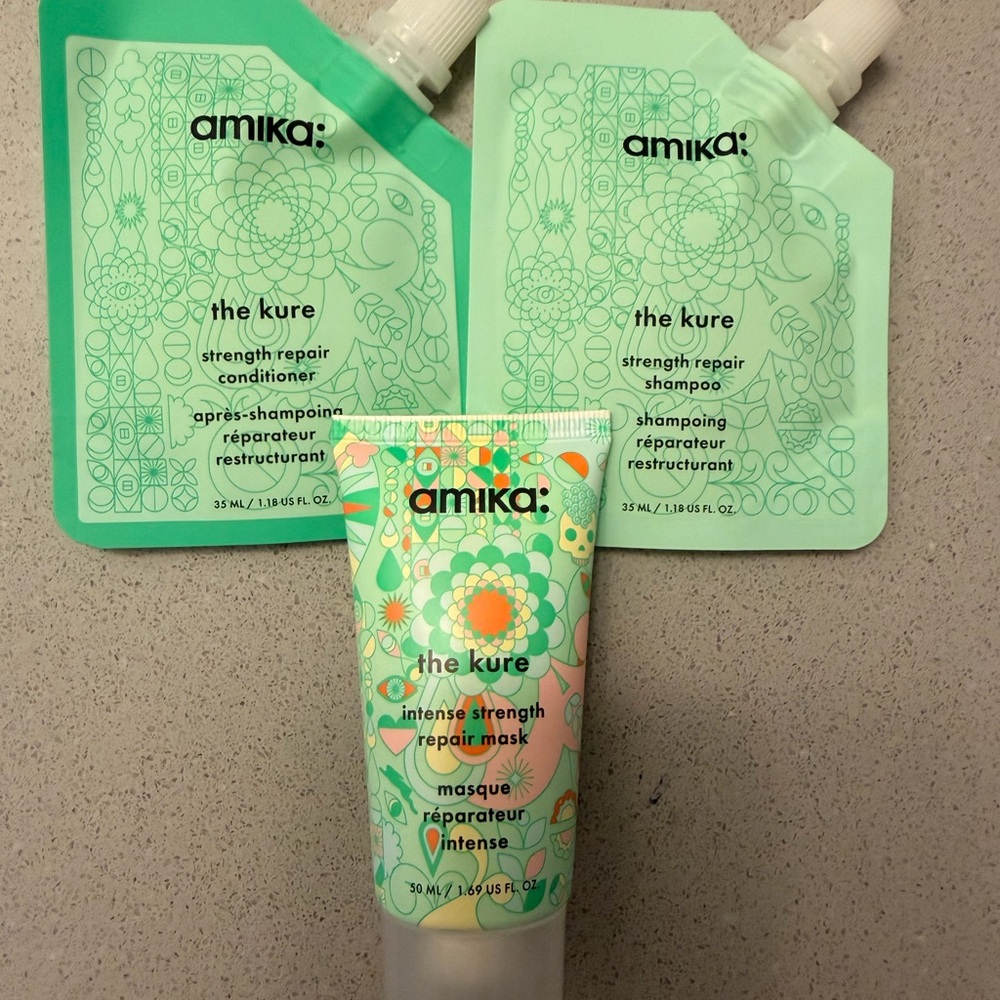 Amika The Kure Strength Repair Set - Mint Green